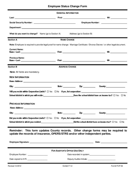 Employee relations strategy comes in many forms. 10+ Free Employee Status Change Forms Templates - Word Excel Templates