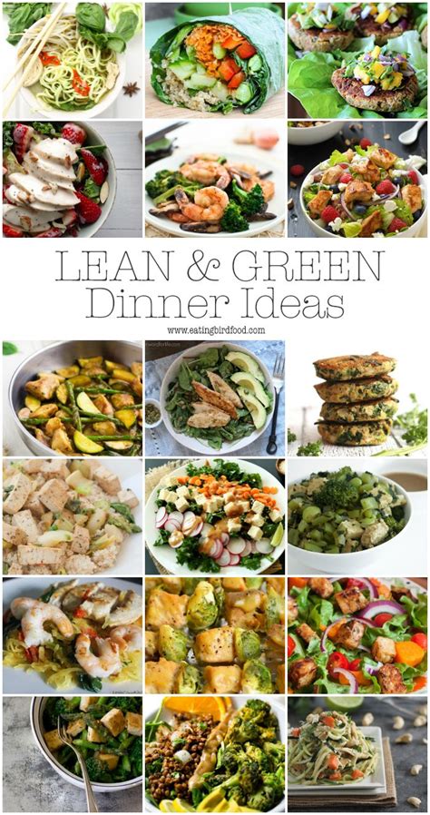 Maybe you would like to learn more about one of these? Lean & Green Healthy Dinner Ideas | Green veggies, Dinner ...