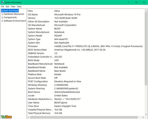 What cpu does my computer have? Check System Specs on Windows 10 - VisiHow