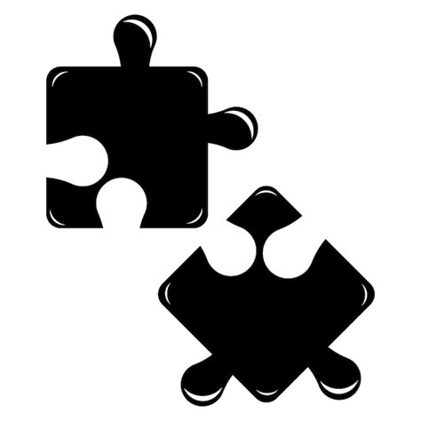 Puzzle Logo Icône Vector Illustration Modèle De Conception Vecteur