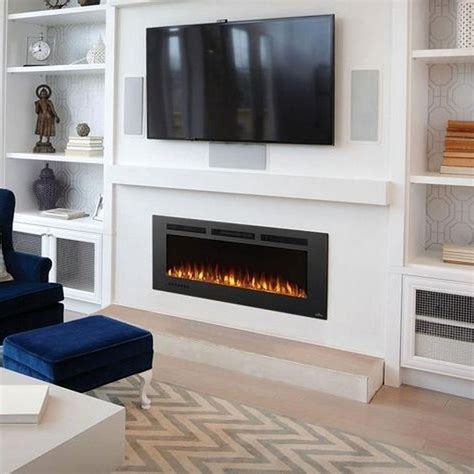 Tv Wall Unit With Electric Fireplace