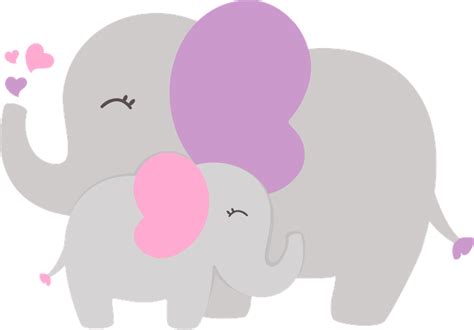 Elefante Baby Shower Nina Png