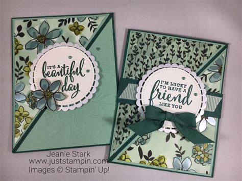 Stampin Up Fun Fold Card Ideas Using Share What You Love Suite Jeanie