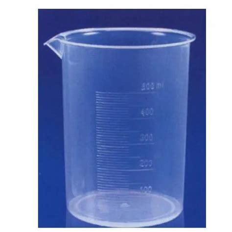Round 500 Ml Lab Plastic Beaker At Rs 105 In Delhi Id 20968628262