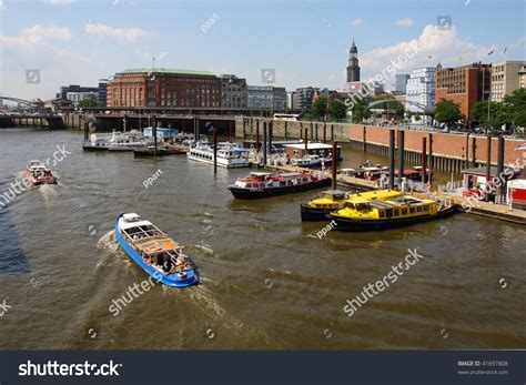 Elbe River In Hamburg Germany Stock Photo 41697808 Shutterstock