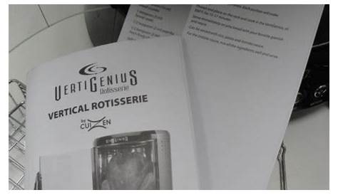 Vertigenius Vertical Rotisserie Manual - rioskyey