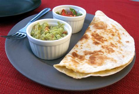 Shoot And Eat Mexican Tortillas With Two Sauces