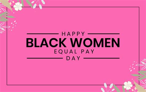 black women equal pay day 25789041 vector art at vecteezy