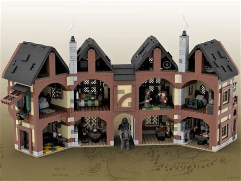 Moc The Inn Of The Prancing Pony Lego Historic Themes Eurobricks