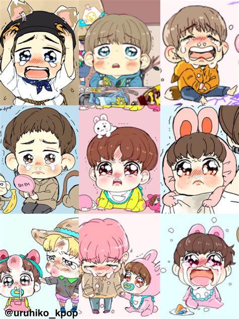 | see more about bts, bangtan boys and v. Pin by Wi on Bts chibi/animation | Bts chibi, Bts fanart ...