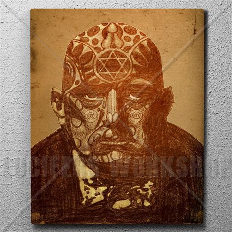 Aleister Crowley 16x20 Large Artist Canvas Print Famous Occultist