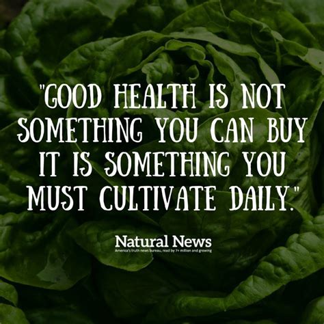 Good Health Is Not Something You Can Buy It Is Something You Must