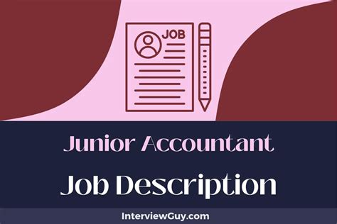 Junior Accountant Job Description Updated For 2024