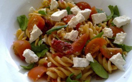 Be careful not to overcook your pasta, as it will continue to cook in the oven. Tomato Feta Pasta Salad Recipe by Ina Garten | Feta pasta, Feta pasta salad, Pasta salad recipes