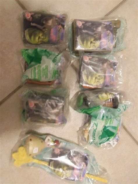 Burger King Shrek Ii 2004 Complete Set Of 8 Toys Sealed 1932864022