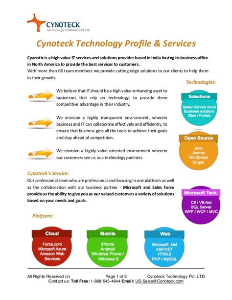 Cynoteck Technology Profile Service