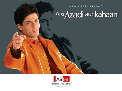 Shah Rukh Khan for AirTel | Expressions, Khan, Ads