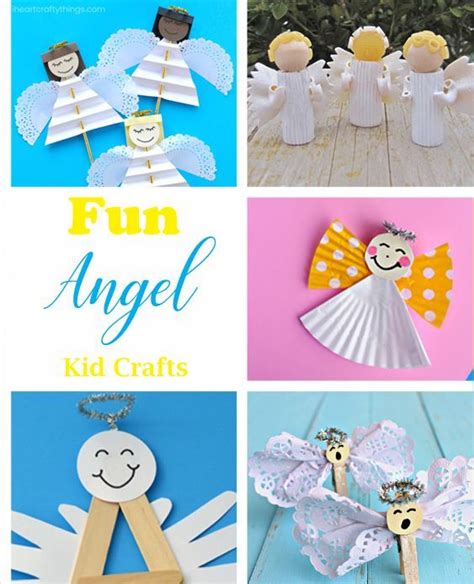 Make Angel Kid Crafts Christmas Sunday School Crafts Christmas