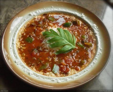 Can diced tomatoes · 15 oz. Green Pepper and Tomato Soup Recipe