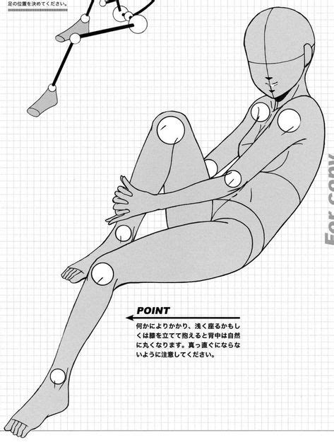 Anatoref Seated And Laying Manga Female Pose Reference Manga Poses