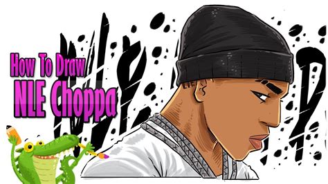 38 baby 2 cartoon cover speedart for nba youngboy / procreate. how to draw NlE Choppa - YouTube