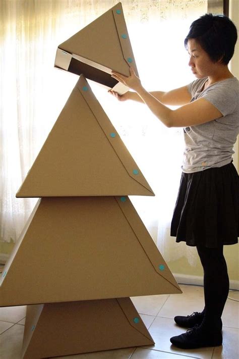 Diy Cardboard Christmas Tree