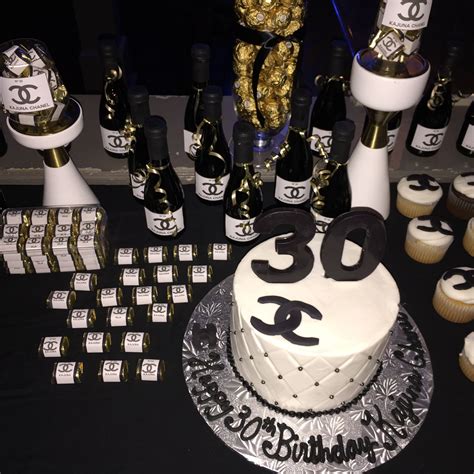 The most common 30th birthday ideas material is porcelain & ceramic. BFF's 30th birthday party-Chanel Theme in 2019 | 30th birthday themes, 30th birthday ideas for ...