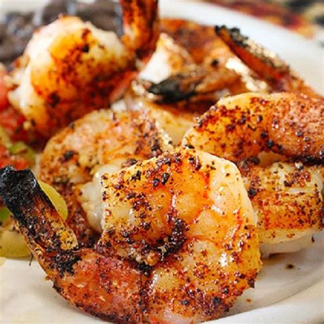 Grilled Shrimp With Olive Oil And Herb Sauce Marinated Shrimp Grilled
