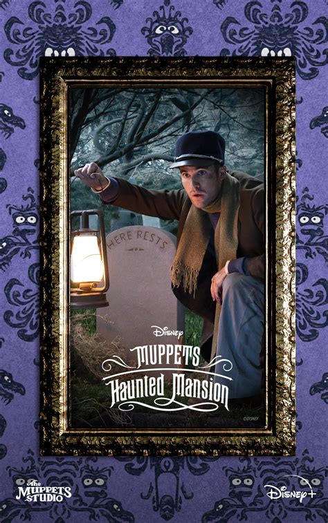 Muppets Haunted Mansion Poster Introduces Darren Criss As The Caretaker