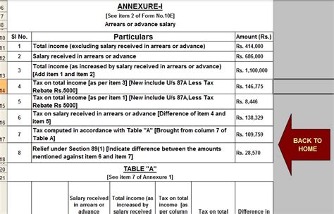 The income tax calculator in excel is very useful in calculating the income tax.facilities are provided separately for generating earning records based on each month salary data. Annexure-I