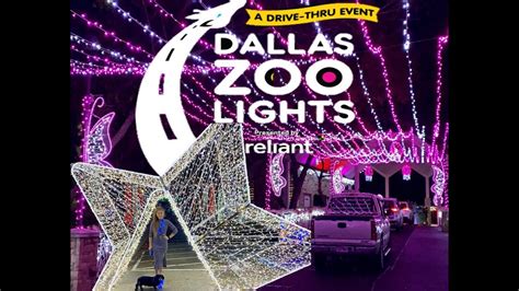 A Drive Thru Event Dallas Zoo Lights 2020 Youtube
