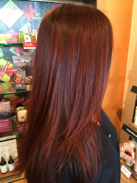 Deep Red Hair Aveda Color Deep Red Hair Hair Color Auburn Dark