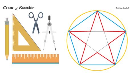 Cómo Dibujar Un Pentágono Y Una Estrella De 5 Puntas Crear Y Reciclar