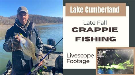 Late Fall Crappie Fishing On Lake Cumberland Livescope Footage Hd 1080p