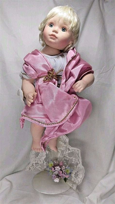 Vtge Georgetown Collection Porcelain Doll Ann Timmerman Arielle The Spring Angel Porcelain