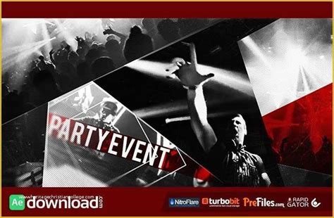 Free after Effect Promo Template Of Party event Promo Videohive Project