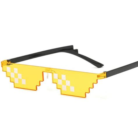 Cool Mosaic Glasses Deal With It 8 Bit Pixel Thug Life Sunglasses Party Eyewear Ebay