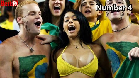 Top Hottest Football Fans In The World Youtube