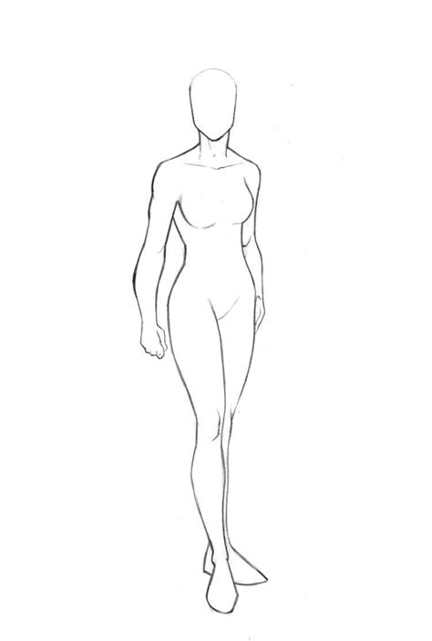 Female Drawing Template