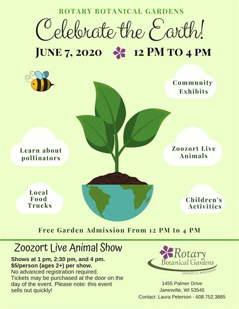 2020 Earth Day 1 Rotary Botanical Gardens