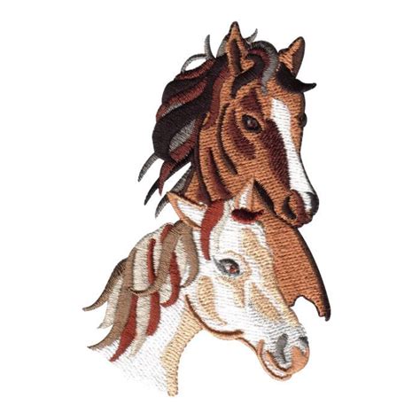 Horse Heads Embroidery Design 115 Amazing Designs Embroidery Free