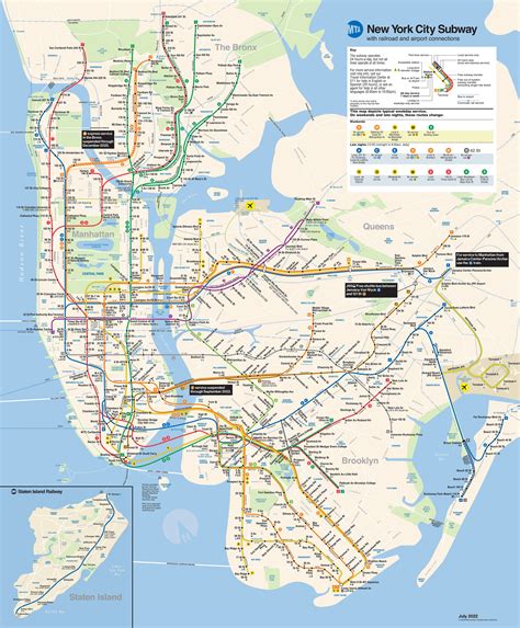 Nyc Subway Map E Train Map Of Florida