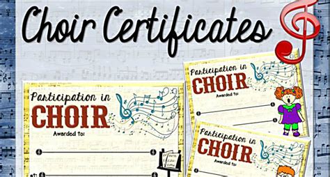 Choir Certificate Template Best Template Ideas