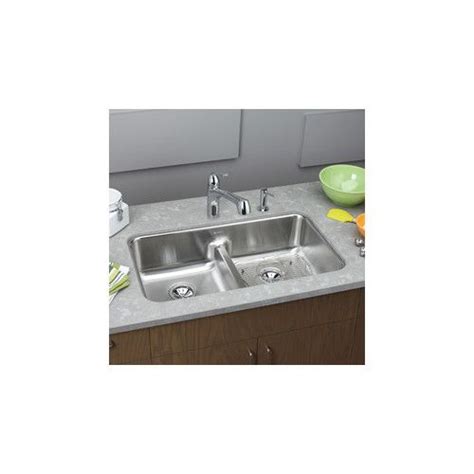 Lustertone 32 L X 19 W Double Basin Undermount Kitchen Sink With Aqua