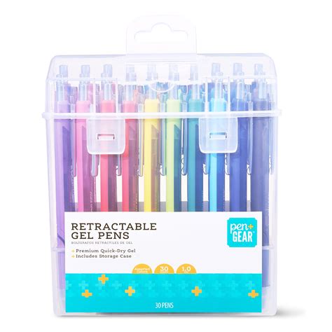 Office Supplies Wexford Retractable Color 07mm Gel Pens 6 Pack