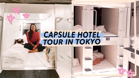 Tokyo Capsule Hotel Tour Female Only Experience Japan Travel Vlog Youtube