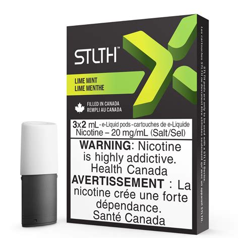 STLTH X Lime Mint Pods Pack Alt Vape