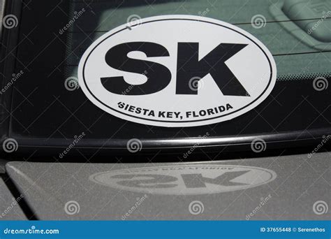 Siesta Key Sticker Editorial Stock Photo Image Of Editorial 37655448