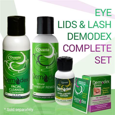 Demodex Control Complete Kit For Treatment Of Demodex Prone Facial Skin