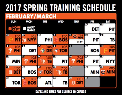 Baltimore Fishbowl Orioles Release Spring Training Schedule Eyeing